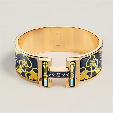 bracelet maille hermes|hermes click clac bracelet.